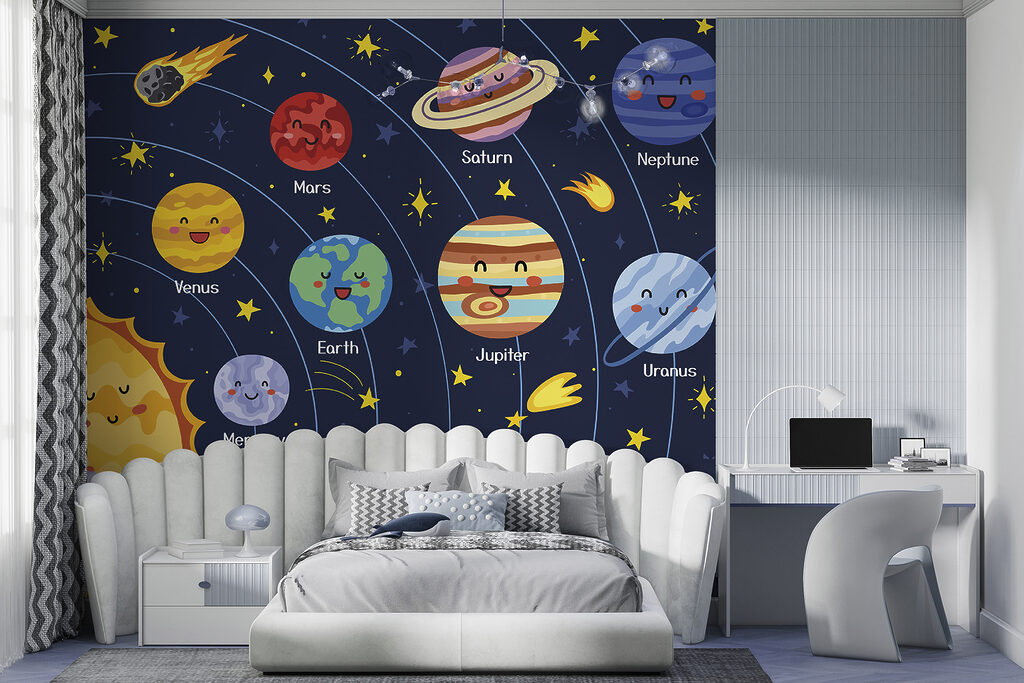 Planeten met vrolijke gezichten — interieur 3