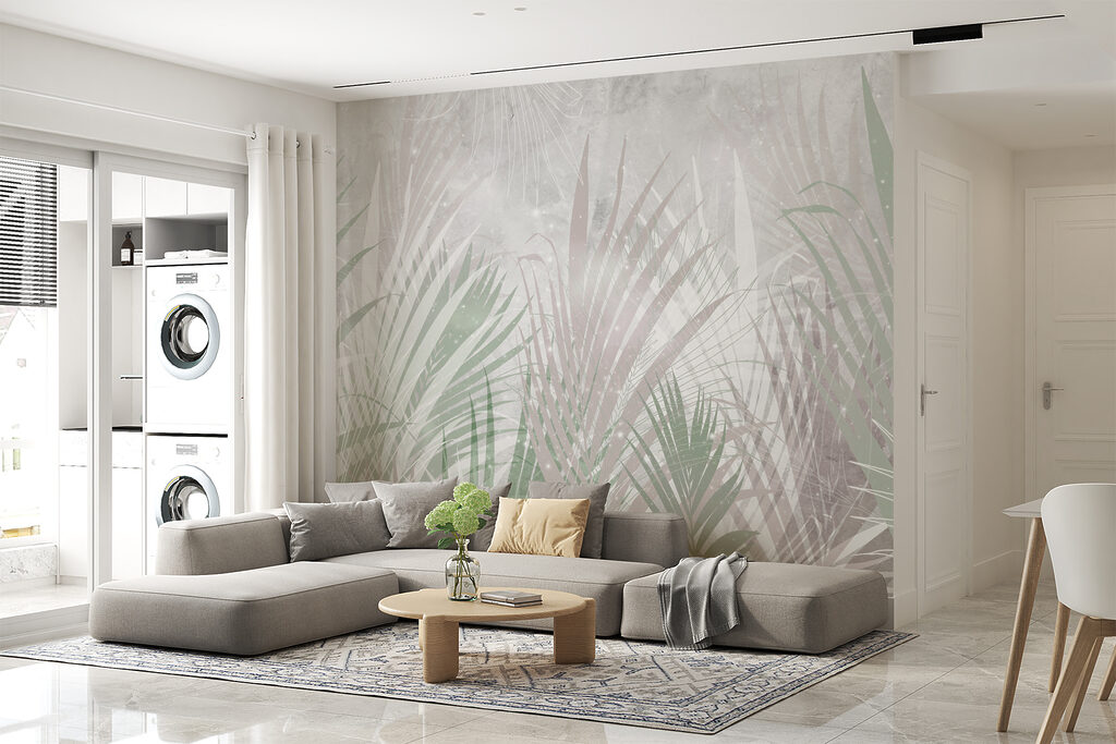Palmnerven door lichte nevel — interieur 3