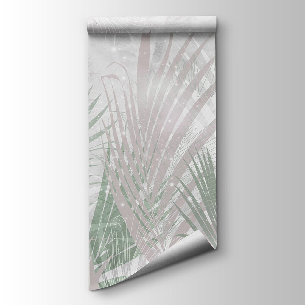 Palmnerven door lichte nevel — productweergave
