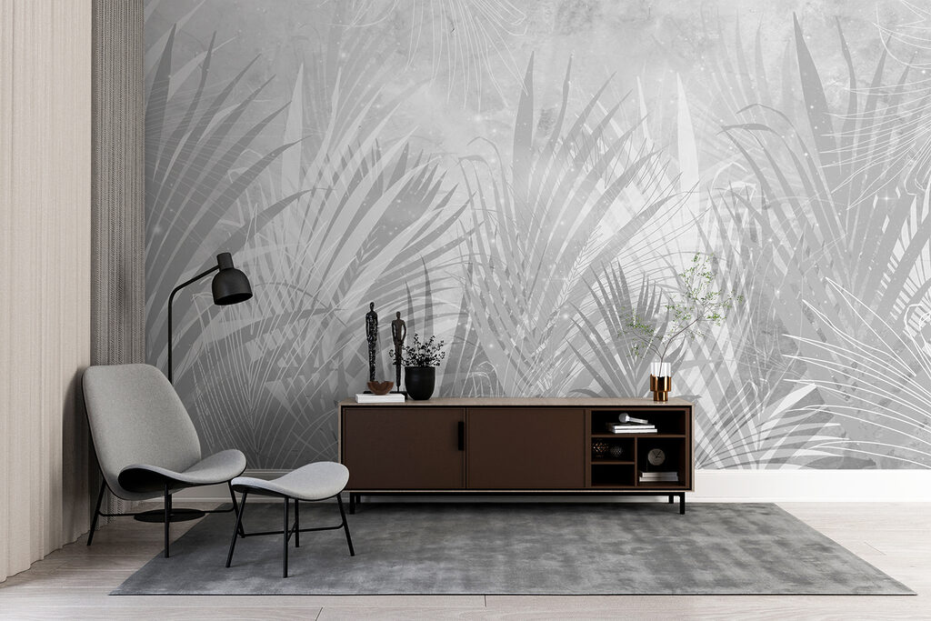 Palmnerven door lichte nevel — interieur 2
