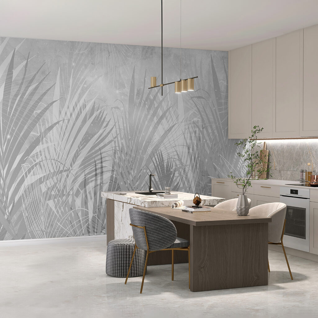 Palmnerven door lichte nevel — interieur 3