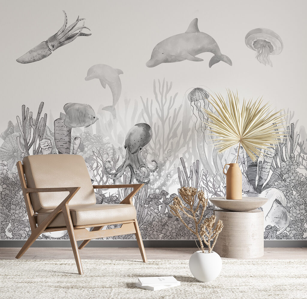 Rif in grijze gravure — interieur 4