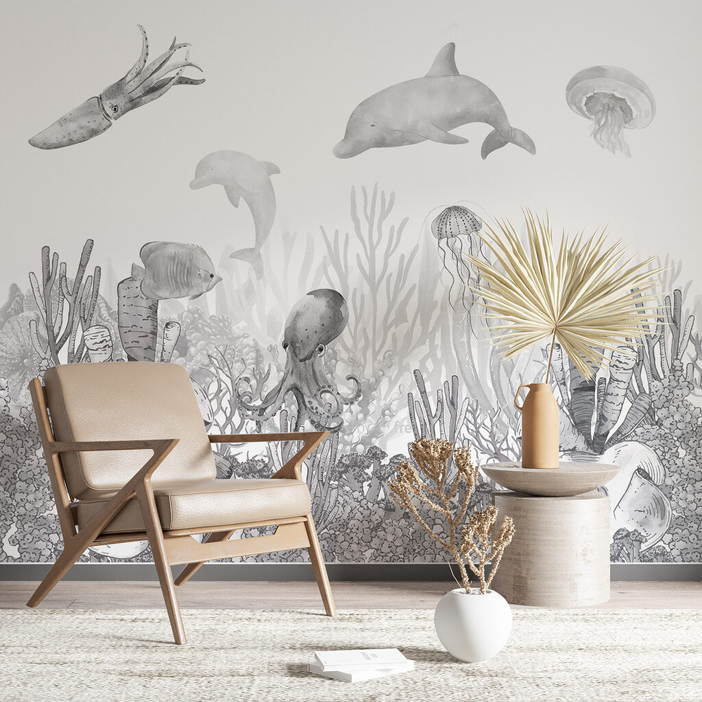 Rif in grijze gravure — interieur 3