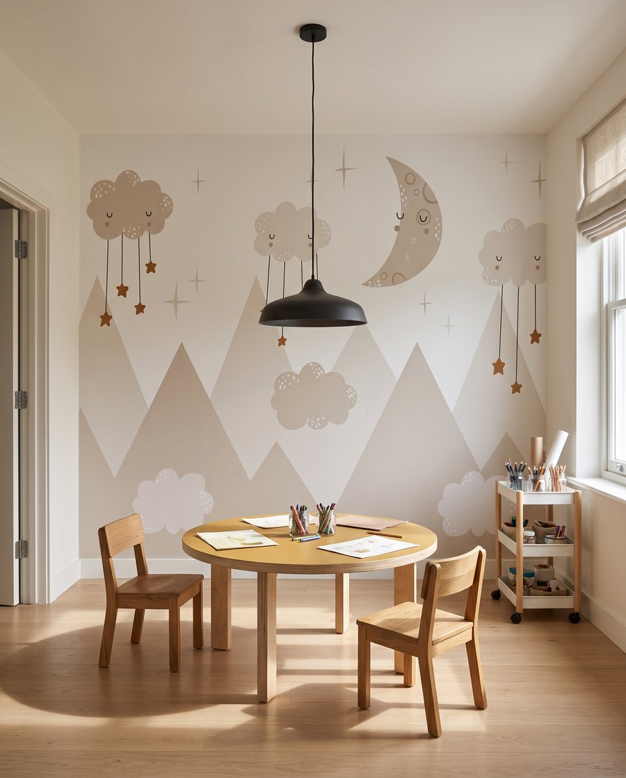Maan boven lichte bergen — interieur 3