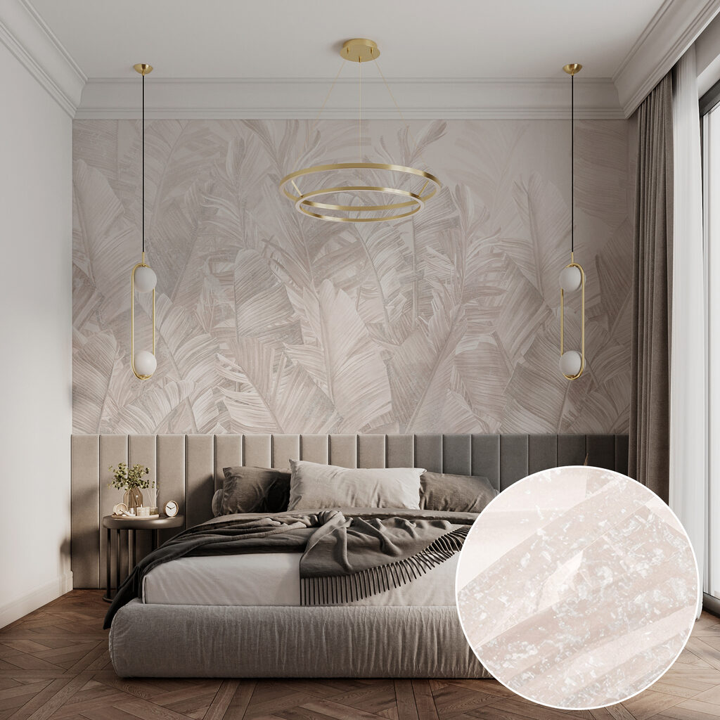 Tropenblad in bleke inktlagen — interieur 5