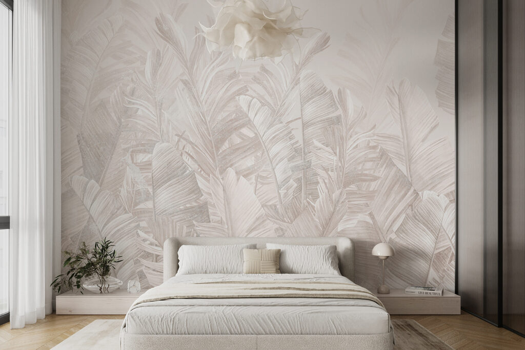 Tropenblad in bleke inktlagen — interieur 3