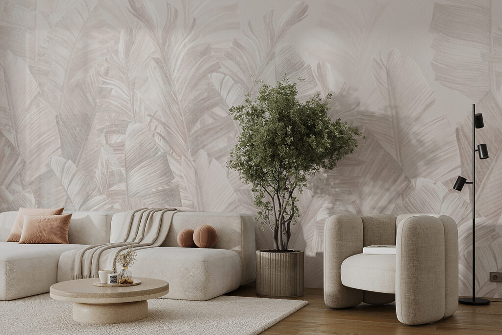 Tropenblad in bleke inktlagen — interieur 7