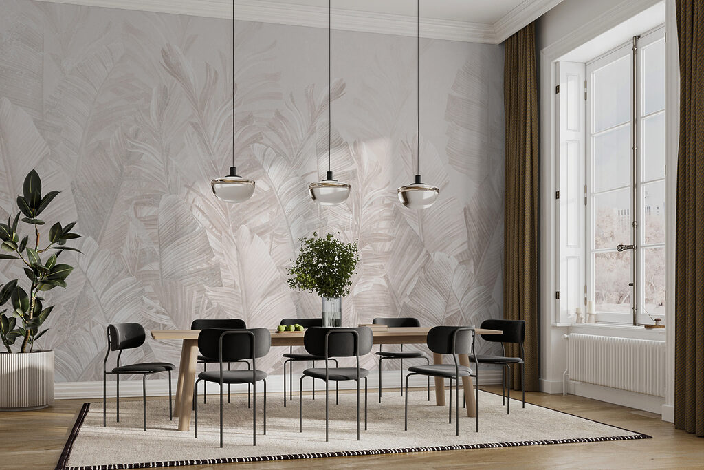Tropenblad in bleke inktlagen — interieur 8