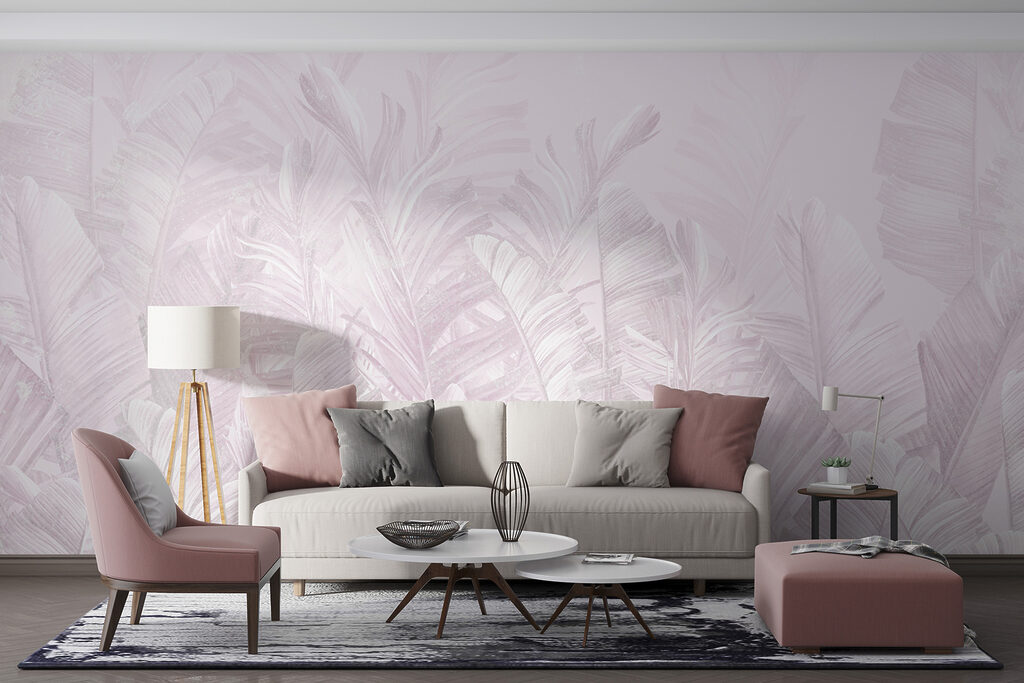 Tropenblad in bleke inktlagen — interieur 3