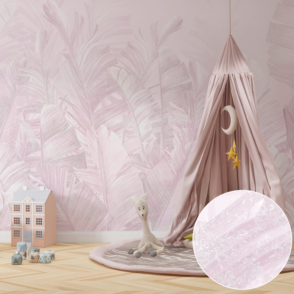 Tropenblad in bleke inktlagen — interieur 4