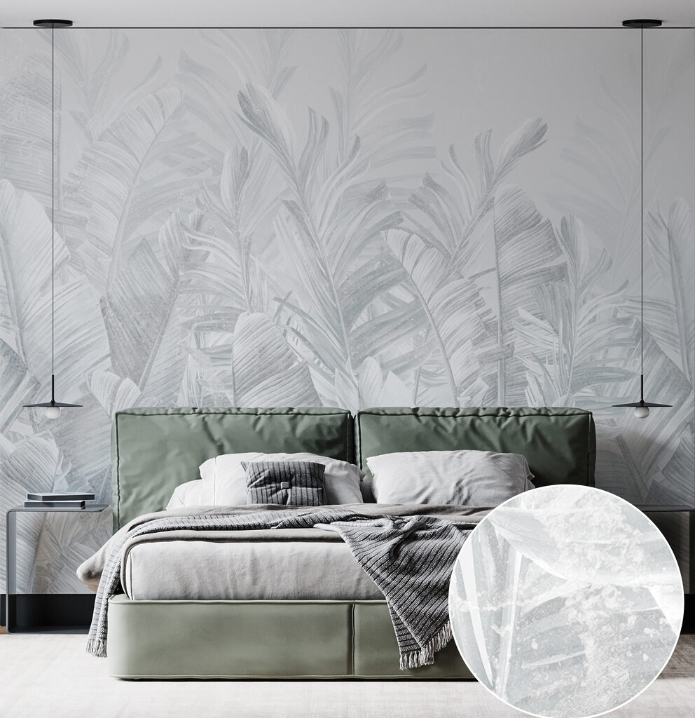 Tropenblad in bleke inktlagen — interieur 4