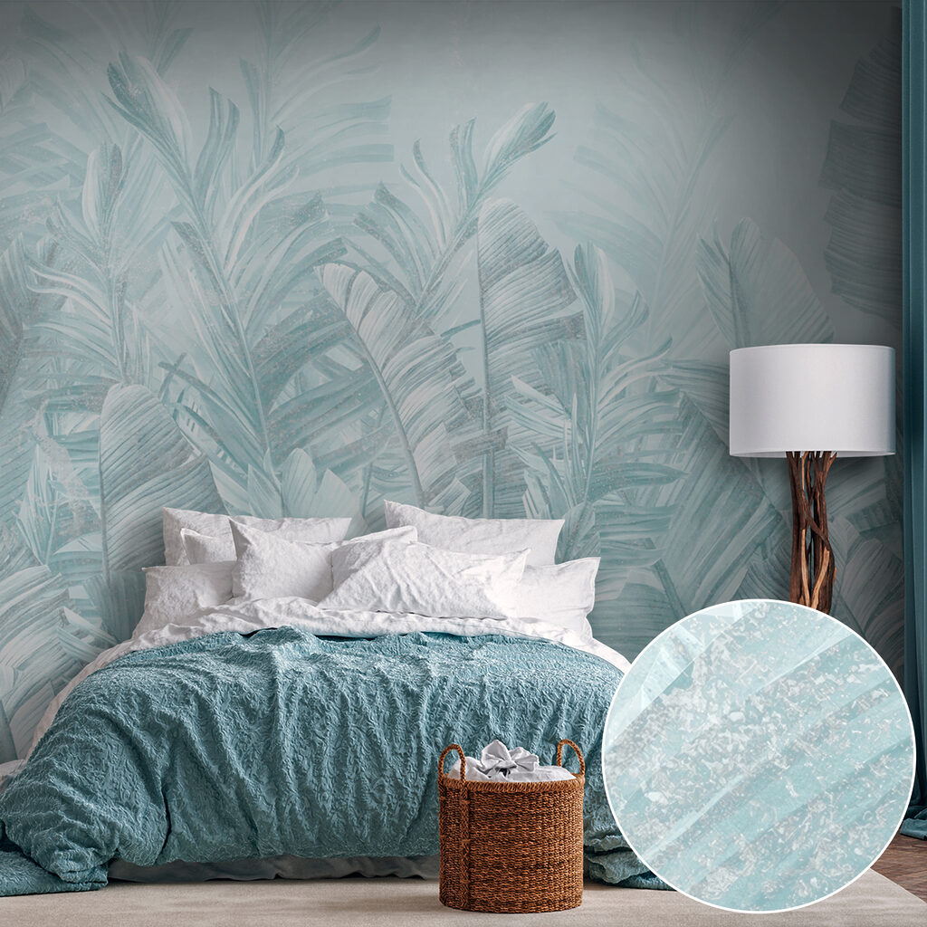 Tropenblad in bleke inktlagen — interieur 4