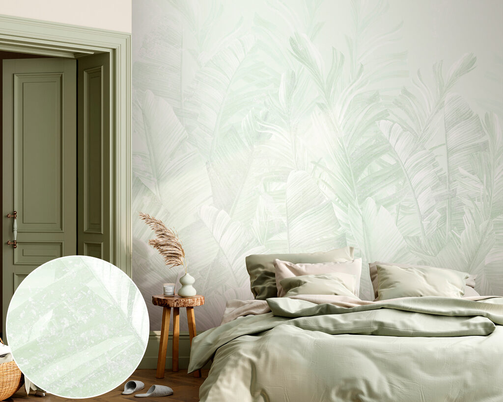 Tropenblad in bleke inktlagen — interieur 3