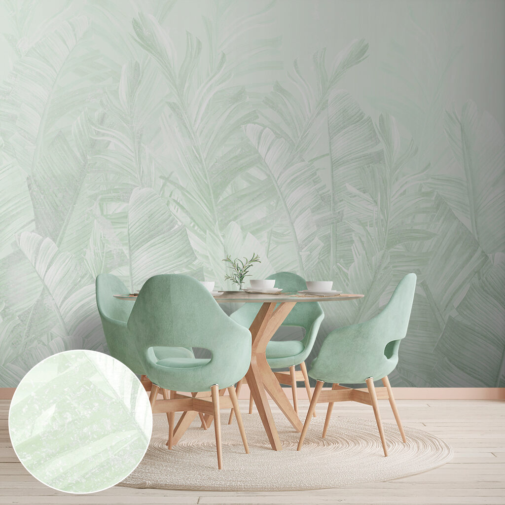 Tropenblad in bleke inktlagen — interieur 5