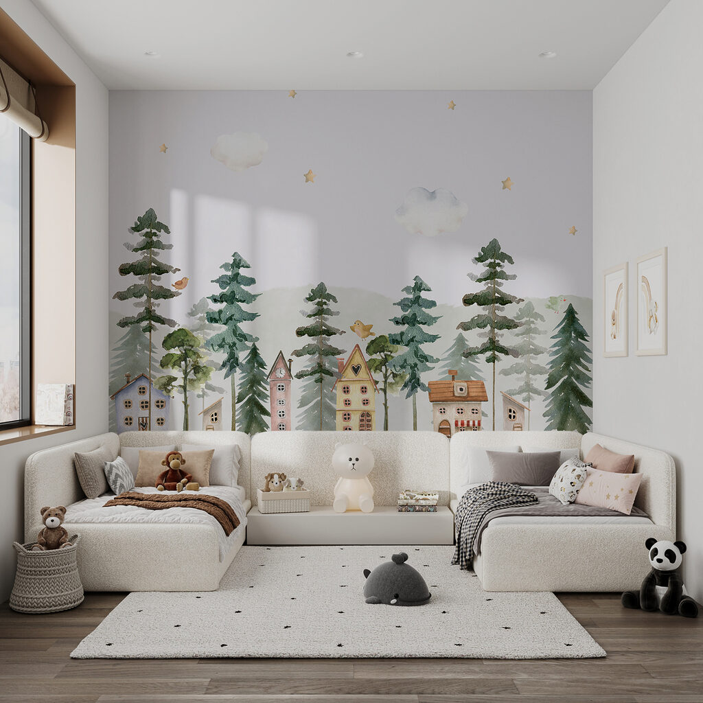 Huisjes onder groene dennen — interieur 4