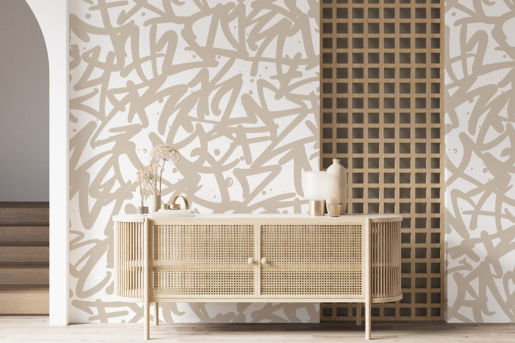 Kruisende krabbels in contrast — interieur 2