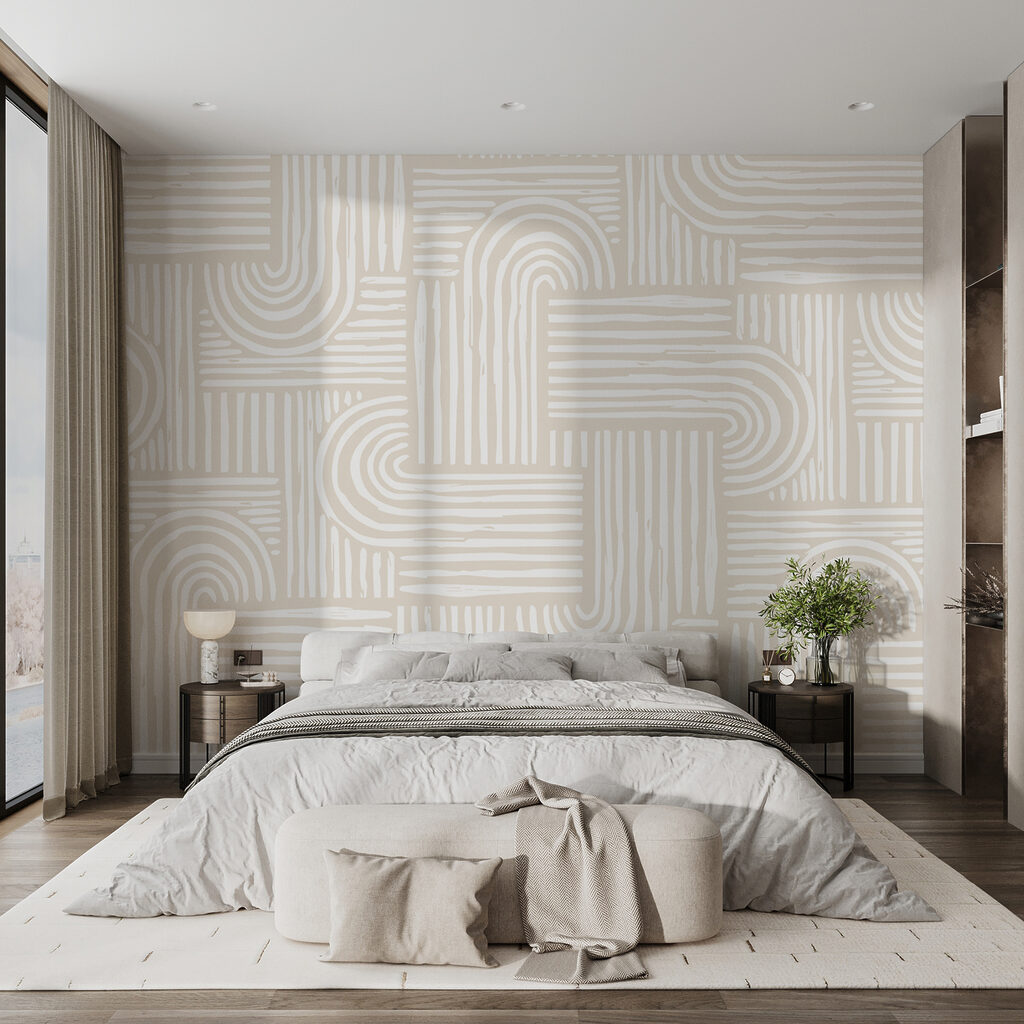 Bochten van fijne lijnen — interieur 1