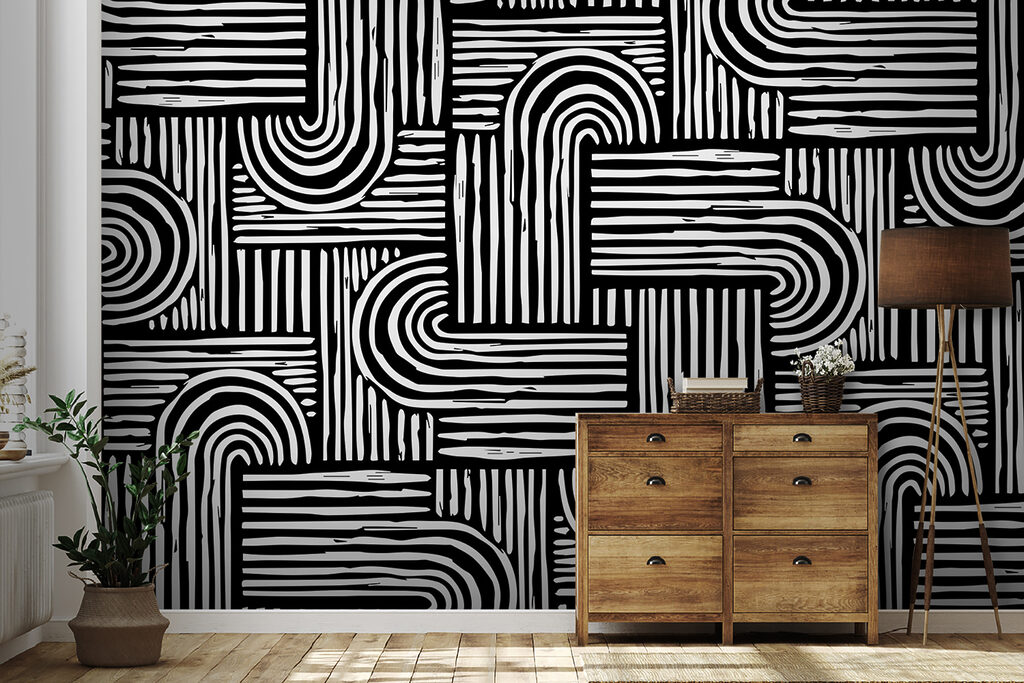 Bochten van fijne lijnen — interieur 2