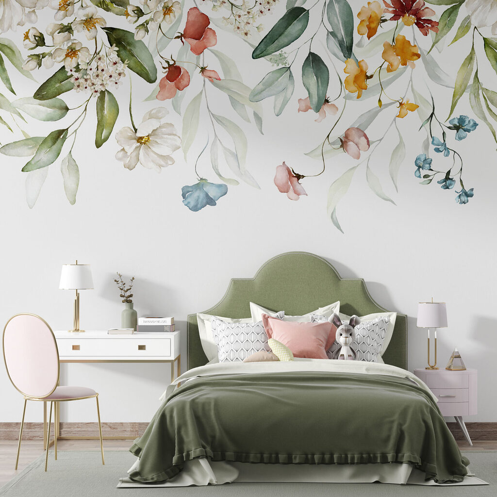 Bloementrossen met hangende blaadjes — interieur 1