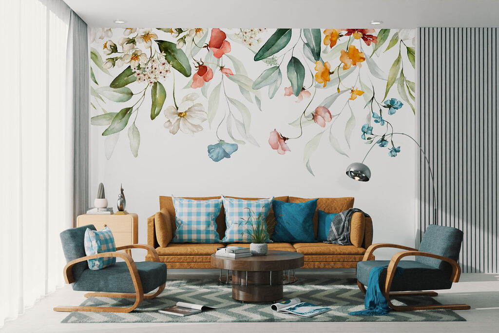 Bloementrossen met hangende blaadjes — interieur 3