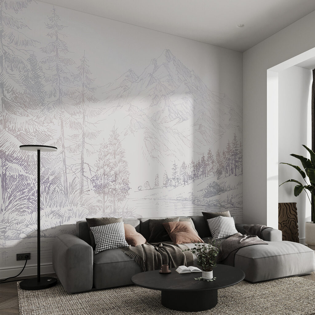 Bergmeer in fijne lijnen — interieur 2