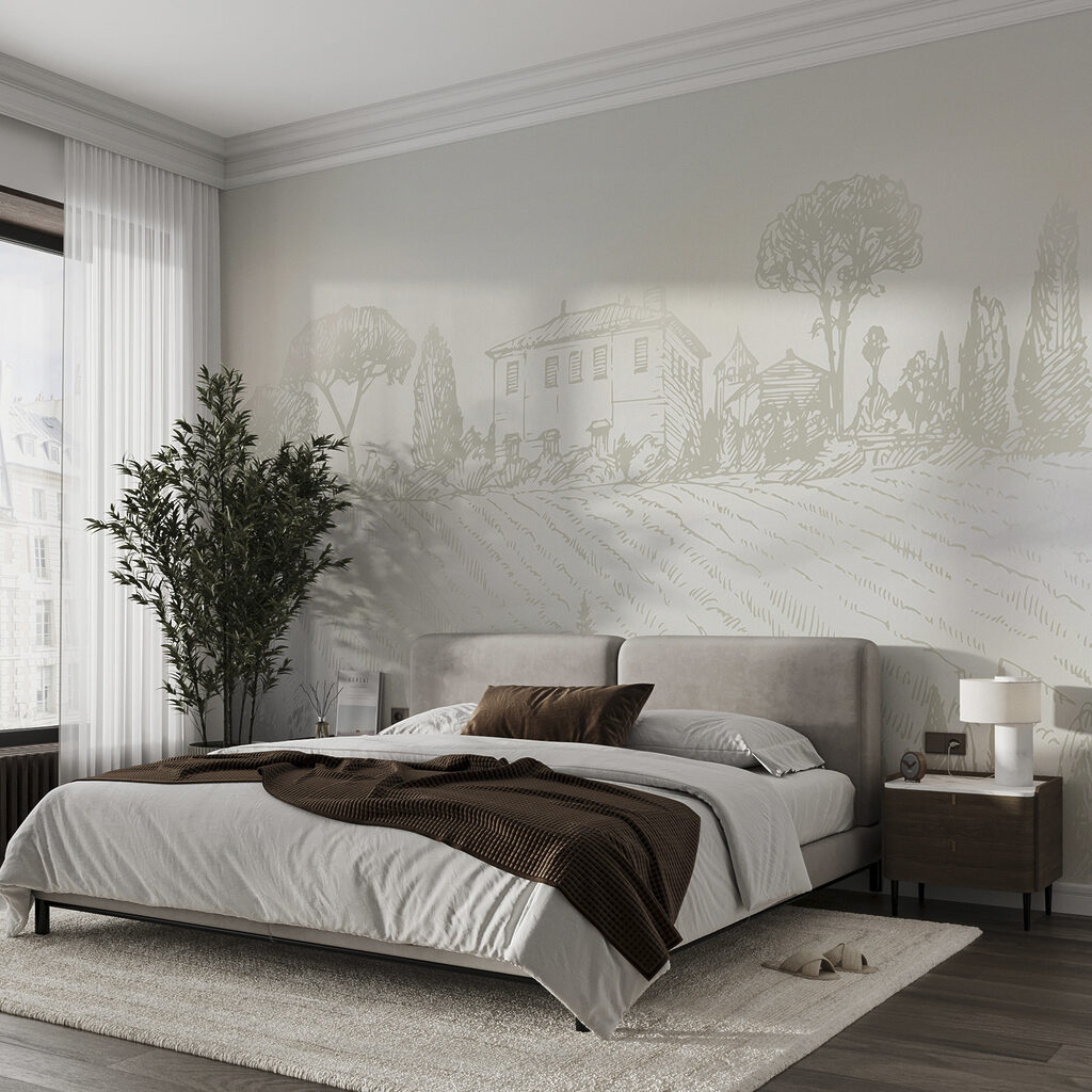 Villa boven een wijngaard — interieur 1