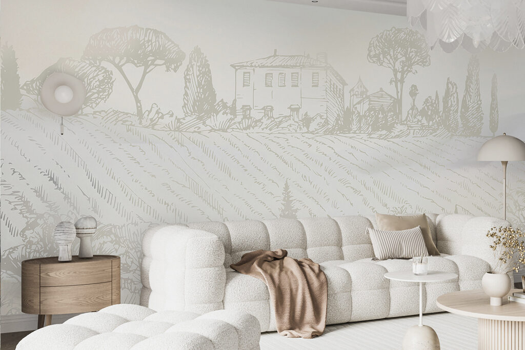 Villa boven een wijngaard — interieur 3