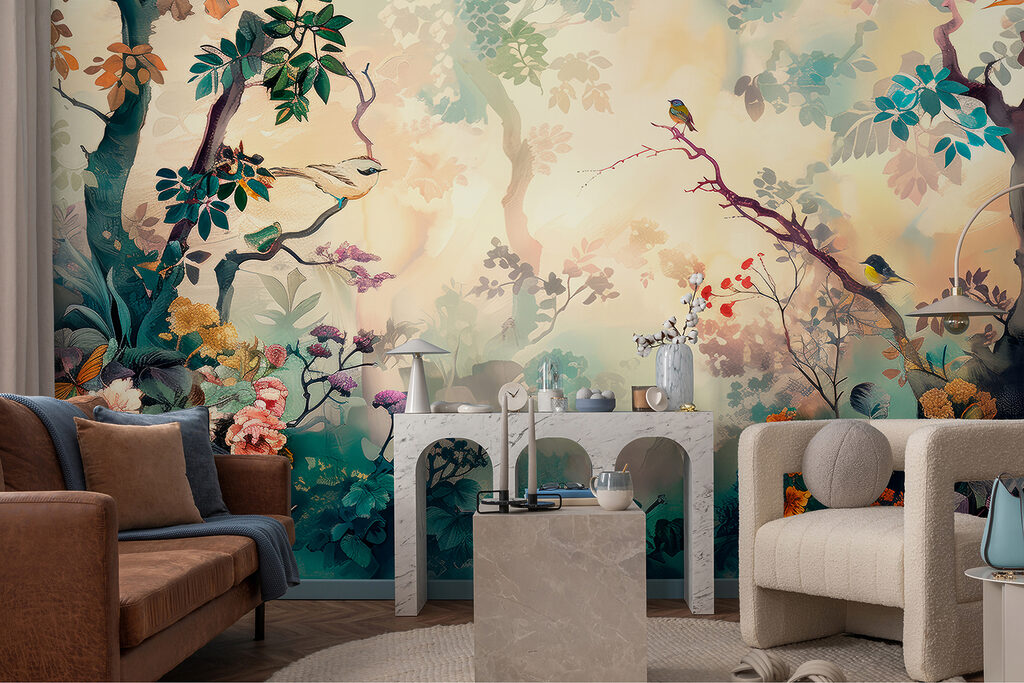 Vogels in een sprookjesbos — interieur 2