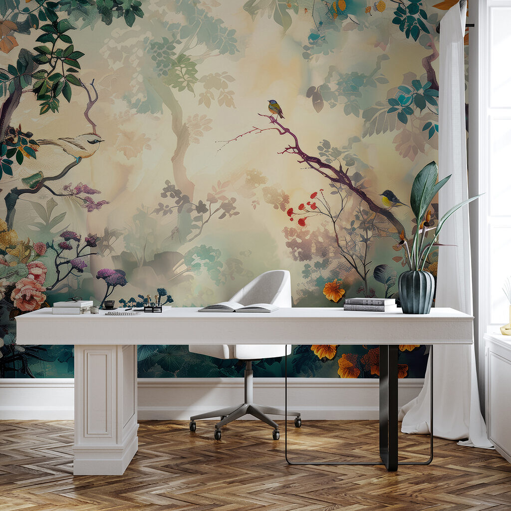 Vogels in een sprookjesbos — interieur 1