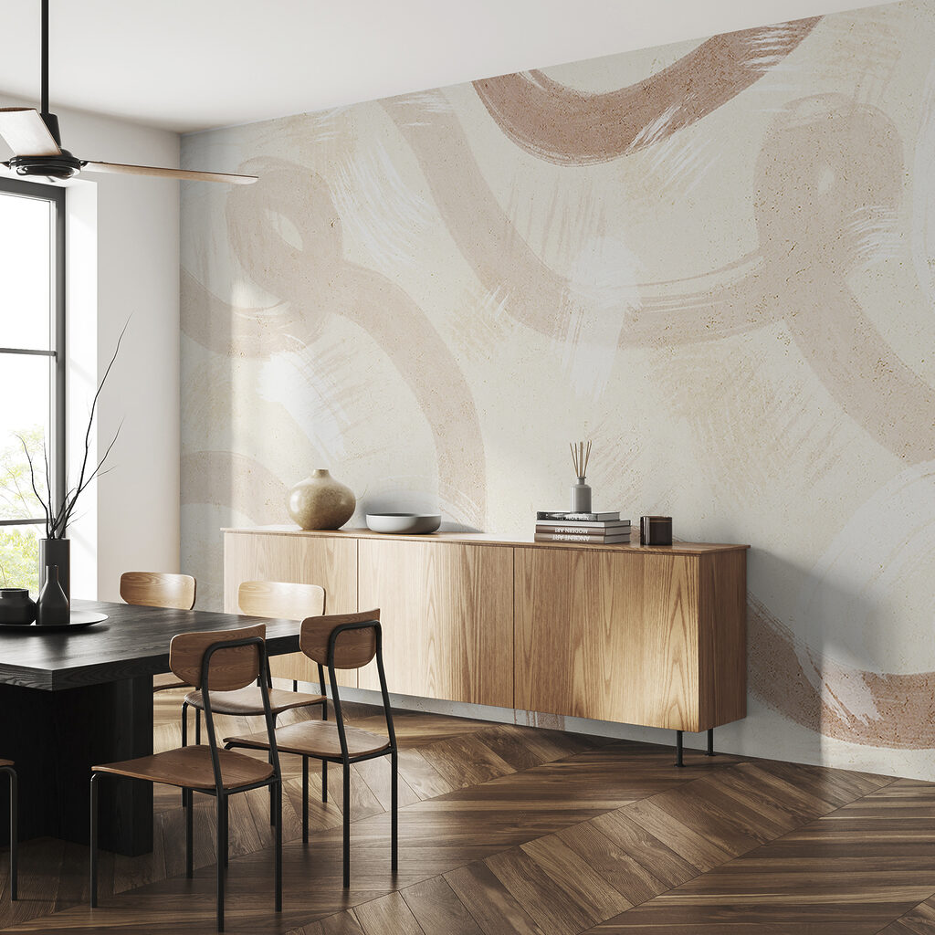 Brede bogen in rozetinten — interieur 2