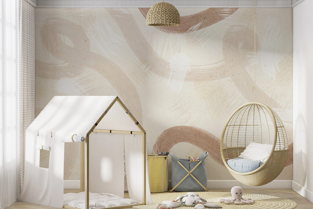 Brede bogen in rozetinten — interieur 3