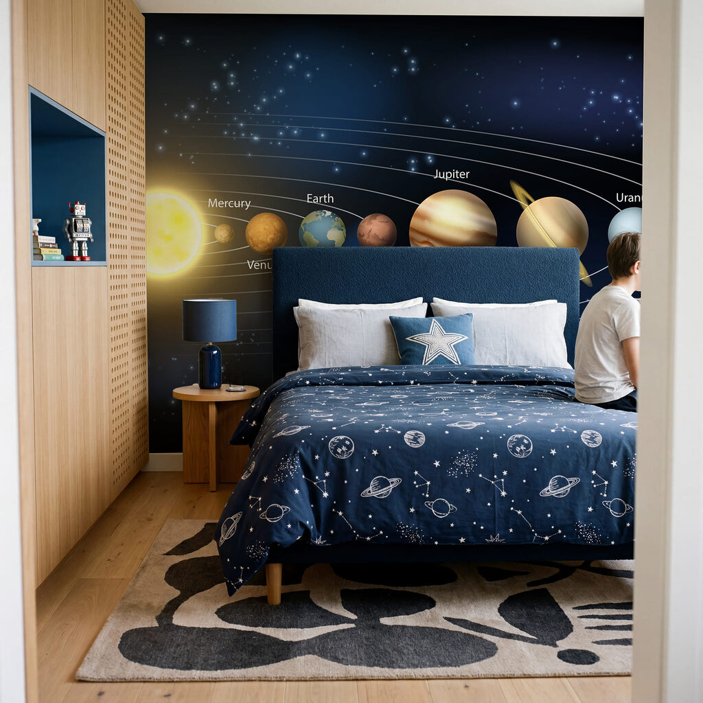Planeten op hun banen — interieur 2