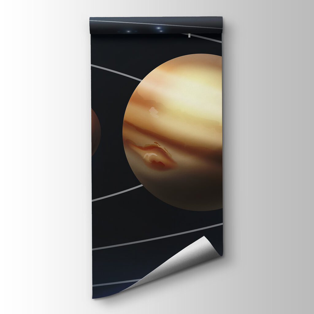 Planeten op hun banen — productweergave