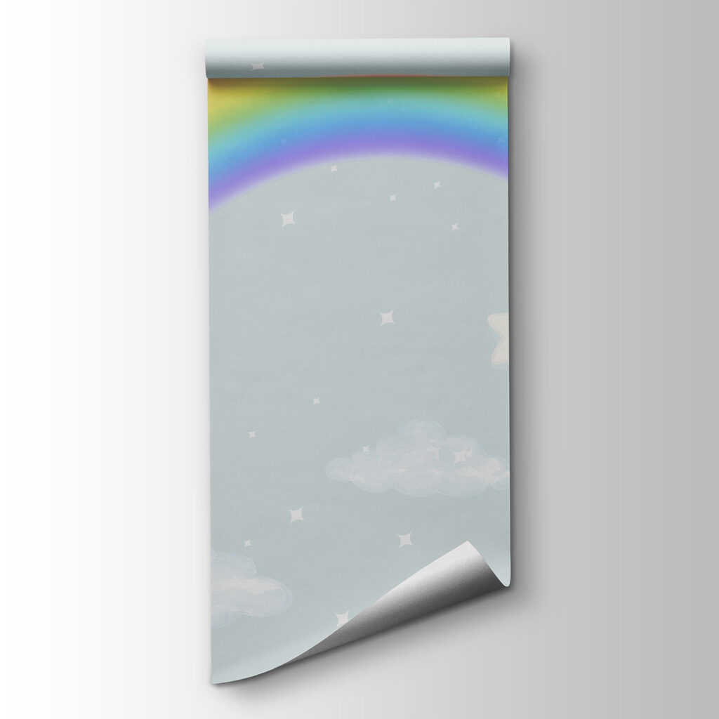 Regenboog tussen witte sterretjes — productweergave