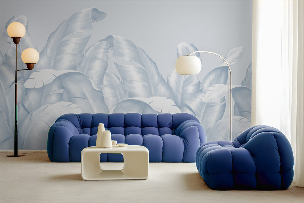 Bleke bladeren groeien omhoog — interieur 2