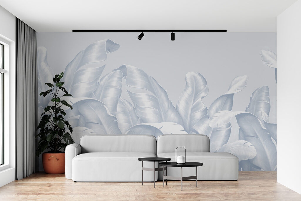 Bleke bladeren groeien omhoog — interieur 3