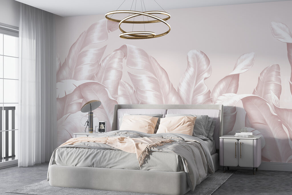 Bleke bladeren groeien omhoog — interieur 1