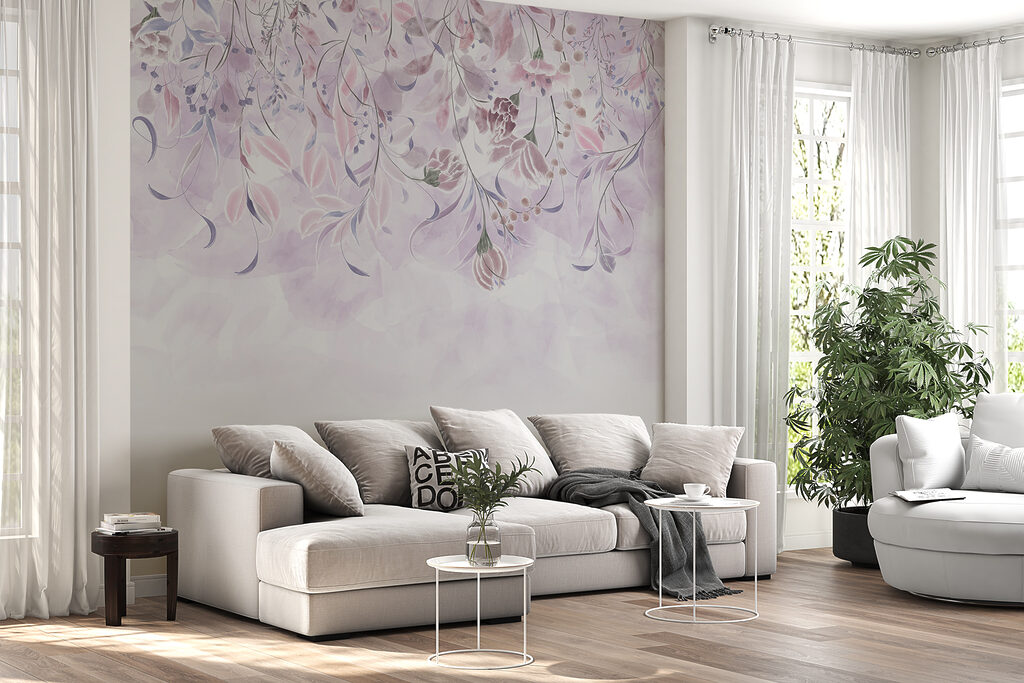 Lila bladeren hangen neer — interieur 3