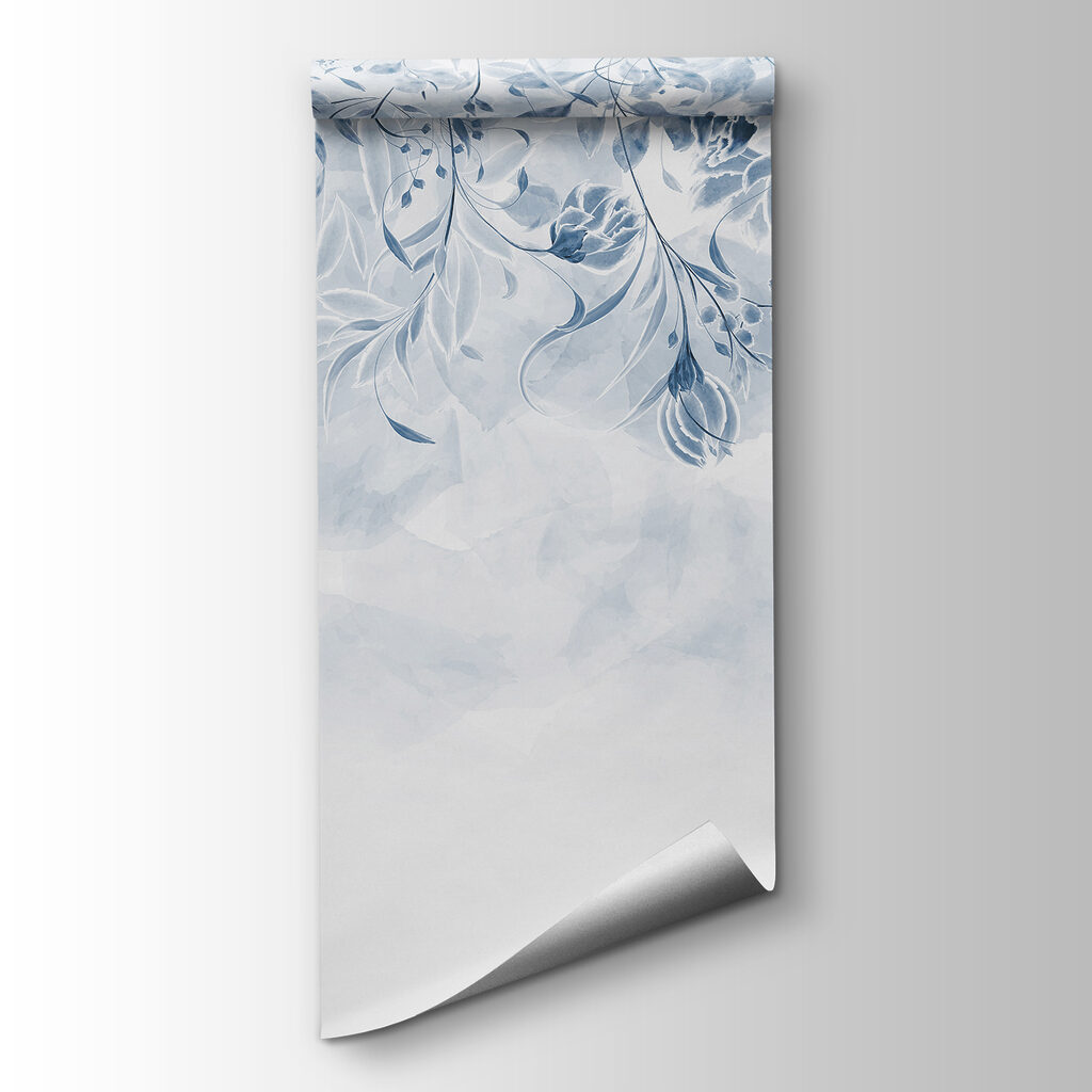 Blauwe bloemen hangen neer — productweergave