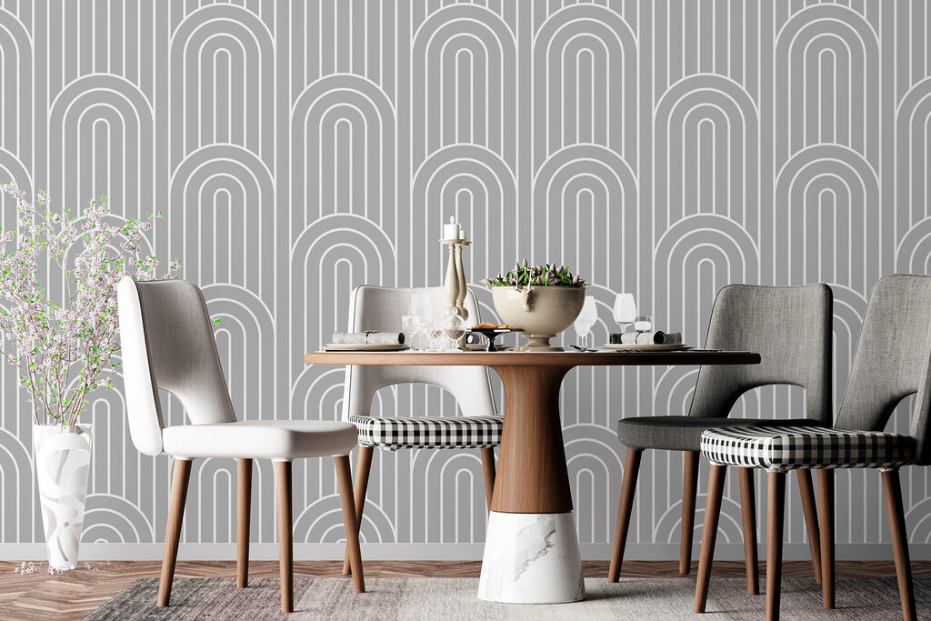 Fijne bogen in rijen — interieur 1