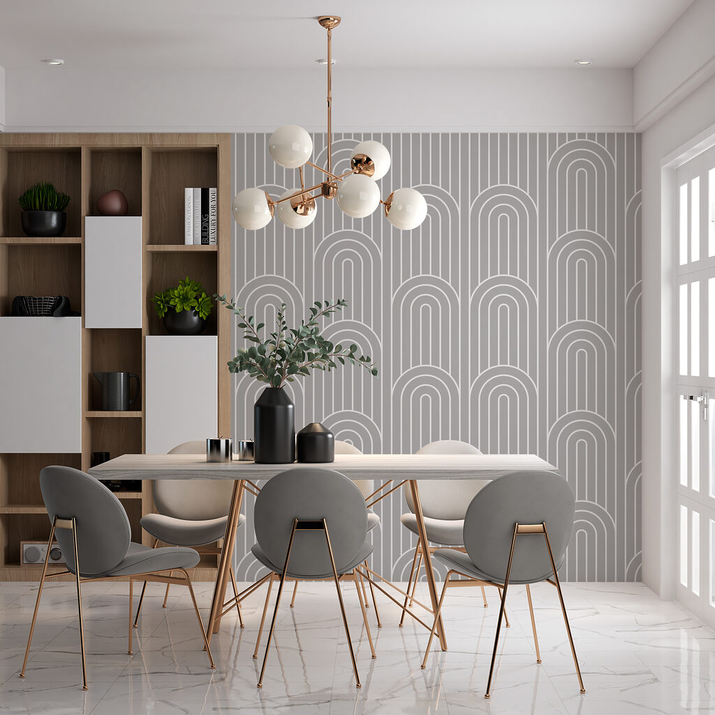 Fijne bogen in rijen — interieur 2