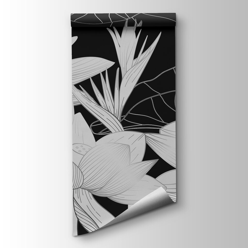 Elegante bloemen in een monochroom ontwerp — productweergave
