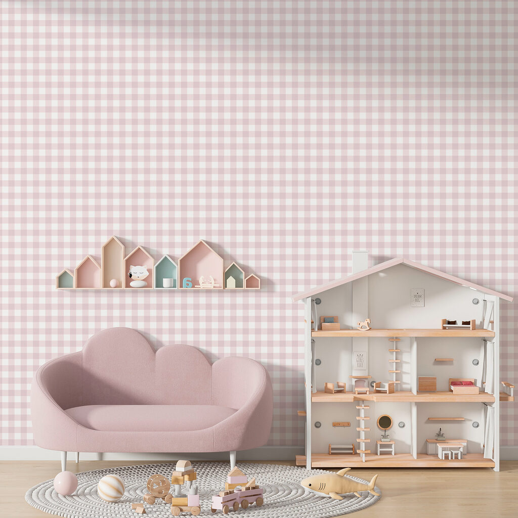 Kleine ruitjes in pasteltinten — interieur 2