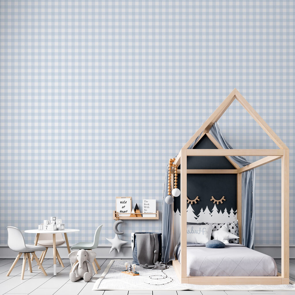 Kleine ruitjes in pasteltinten — interieur 2