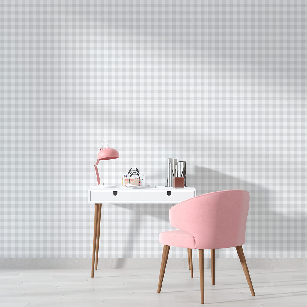 Kleine ruitjes in pasteltinten — interieur 2