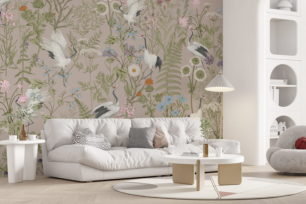 Reigers tussen fijne veldbloemen — interieur 2