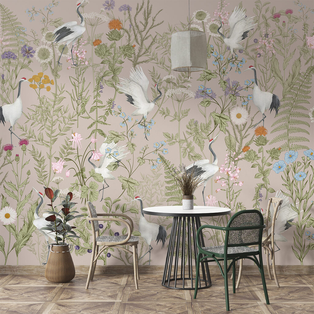 Reigers tussen fijne veldbloemen — interieur 3