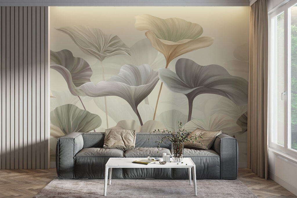 Bladwaaiers op ranke stelen — interieur 2