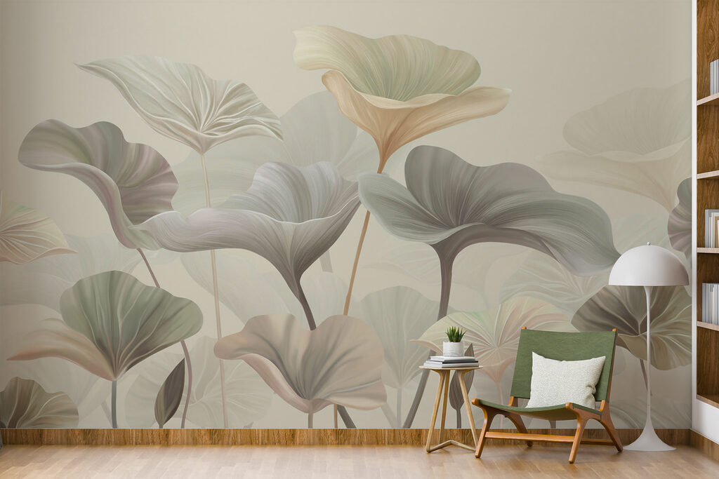 Bladwaaiers op ranke stelen — interieur 3