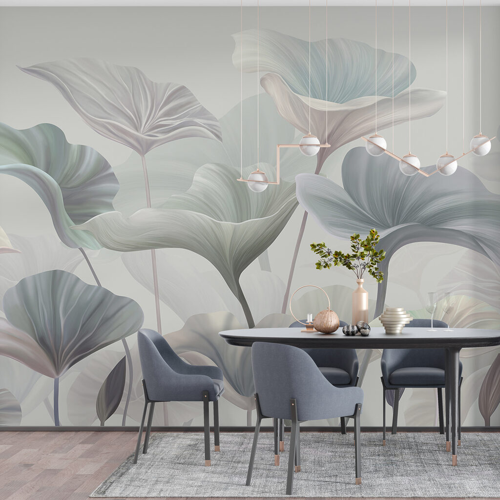 Waaiers op slanke stengels — interieur 3